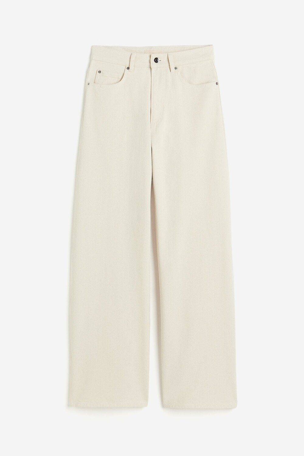 

Джинсы H&M Wide Regular, кремовый