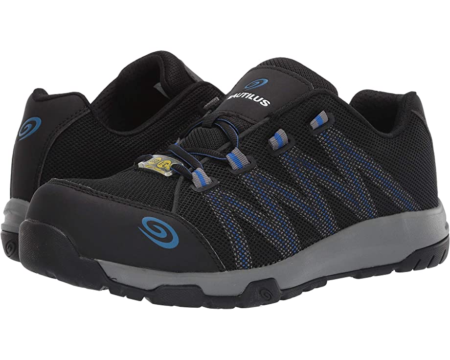 Кроссовки N1345 Carbon Nanofiber Safety Toe SD Nautilus Safety Footwear, черный цена и фото