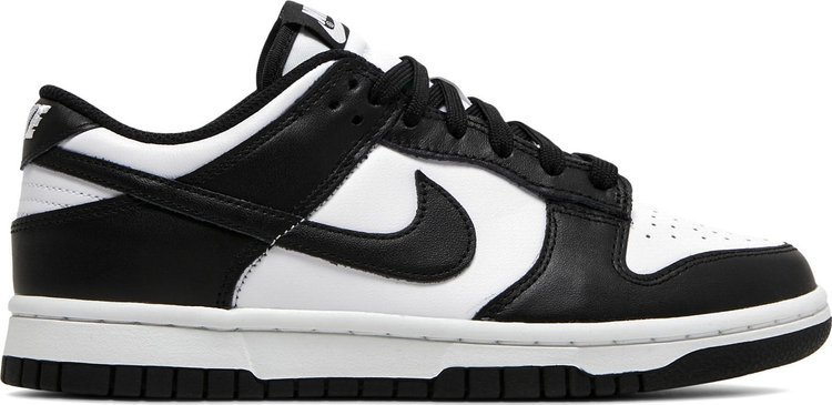 Кроссовки Nike Wmns Dunk Low 'Black White', черный/белый цена и фото