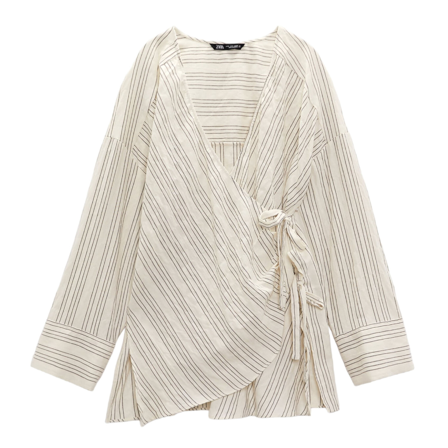 

Рубашка Zara Striped Rustic, бежевый