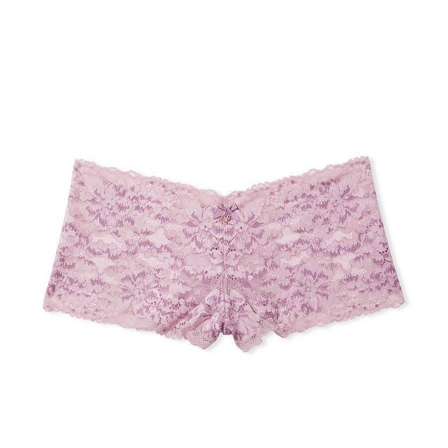 

Трусы Victoria's Secret Body By Victoria Lace Boyshort, светло-фиолетовый