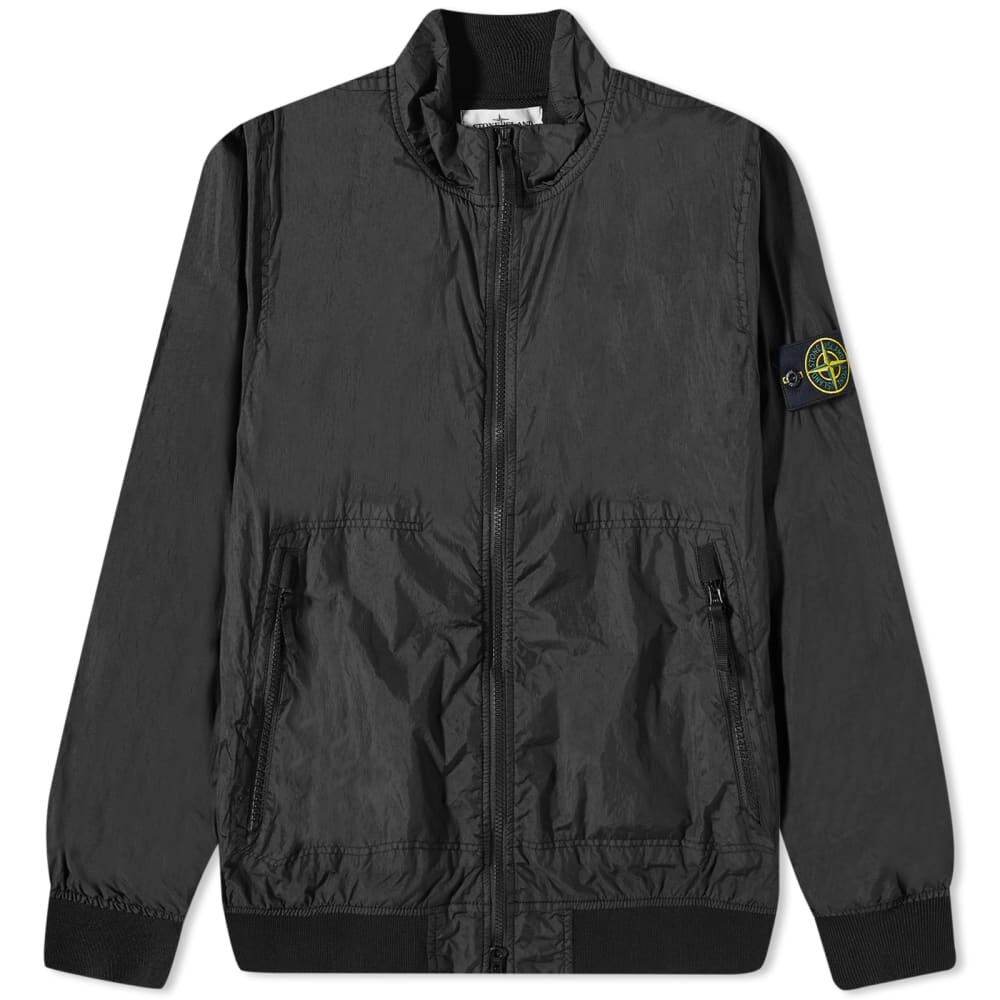 

Куртка из мятого репса Stone Island, Серый