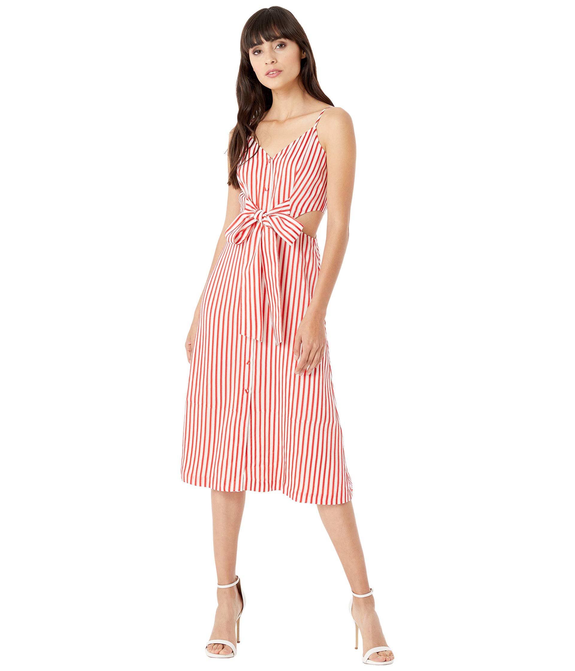 Платье Jason Wu, Fluid Stripe Front Tie Dress