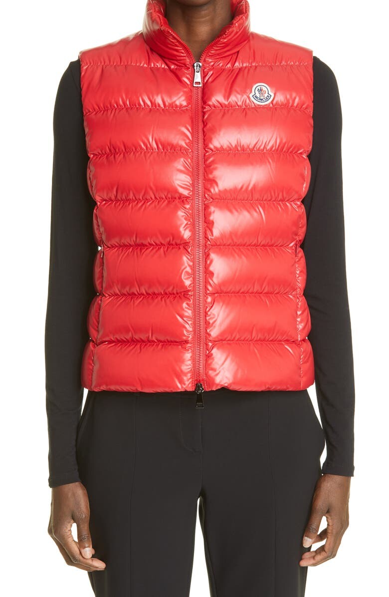 

Водостойкий пуховый жилет Ghany MONCLER, красный
