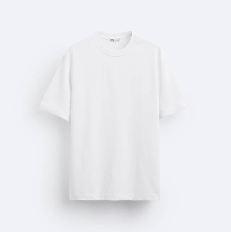 

Футболка Zara Basic, белый