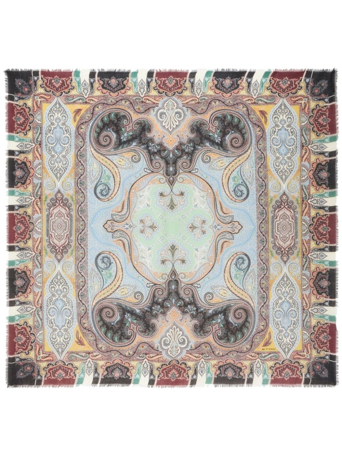 

ETRO кашемировая шаль с принтом пейсли, красный