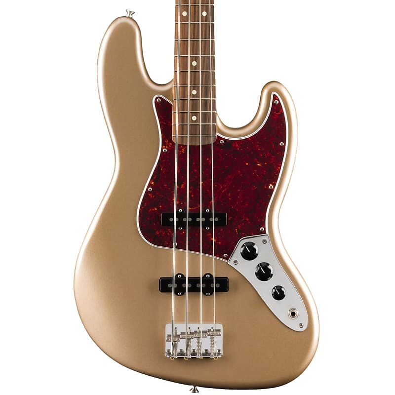 

Fender Vintera '60s Jazz Bass Firemist Gold с сумкой для переноски