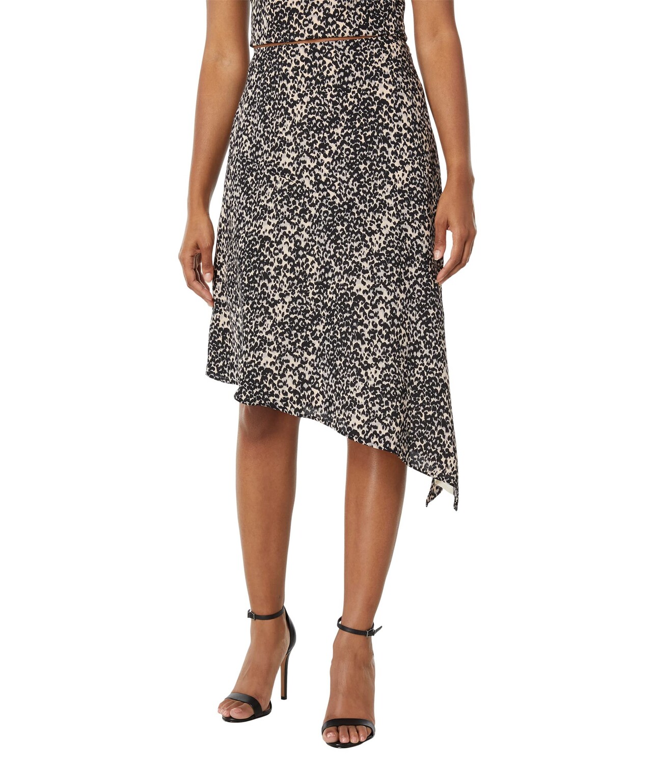 

Юбка BCBGMAXAZRIA, Printed Lightweight Satin Back Crepe Skirt