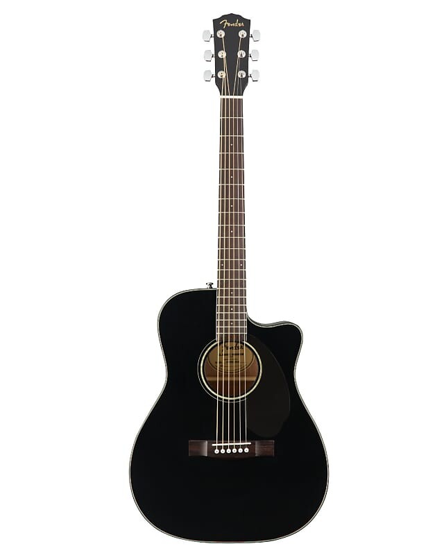 

Fender CC-60SCE Concert, накладка на гриф из орехового дерева, черный CC-60SCE Concert, Walnut Fingerboard, Black