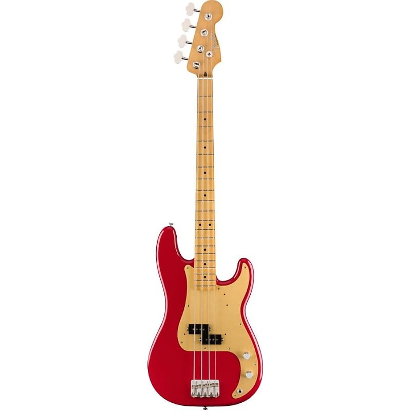 

Fender Vintera 50s Precision Bass 4-струнная электрическая бас-гитара с чехлом Vintera 50s Precision Bass Dakota Red