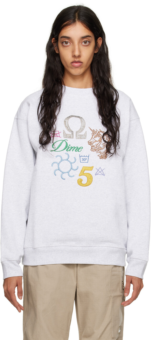 

Серая толстовка Кодекса Dime, Серый
