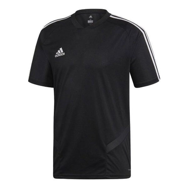 

Футболка Adidas Soccer/Football Sports Training Loose Breathable Short Sleeve Black, Черный