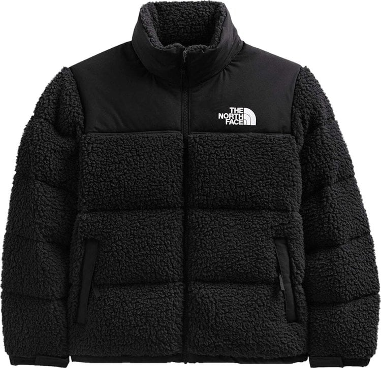 Куртка The North Face Sherpa Nuptse Jacket 'Black', черный - фото