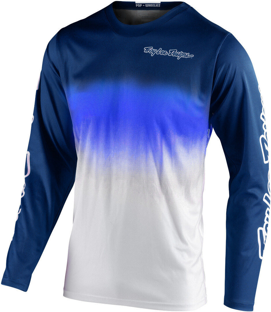 

Джерси Troy Lee Designs GP Stain'd Мотокросс, сине-белые