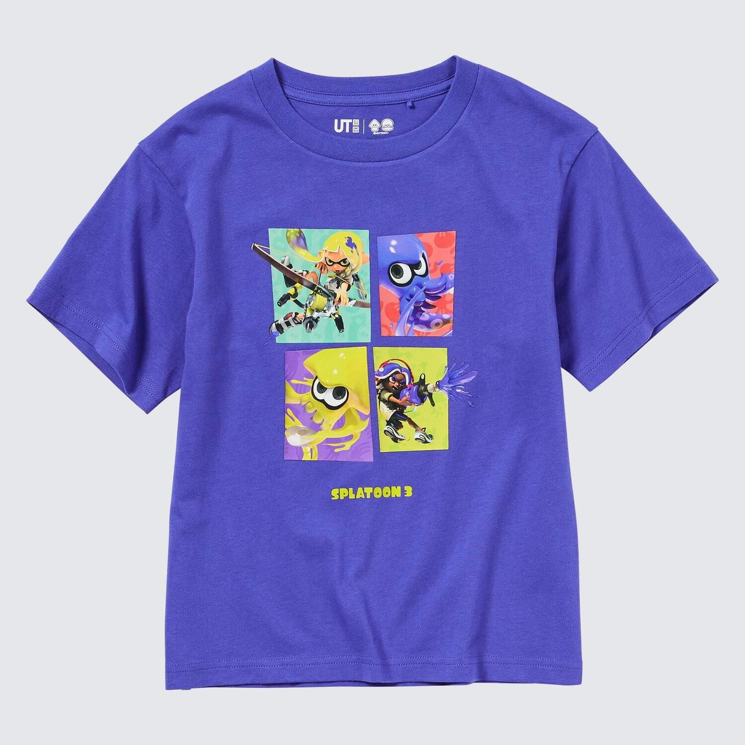

Футболка Uniqlo Splatoon 3 UT Graphic, синий