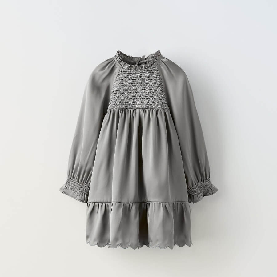 

Платье Zara Satin, серый