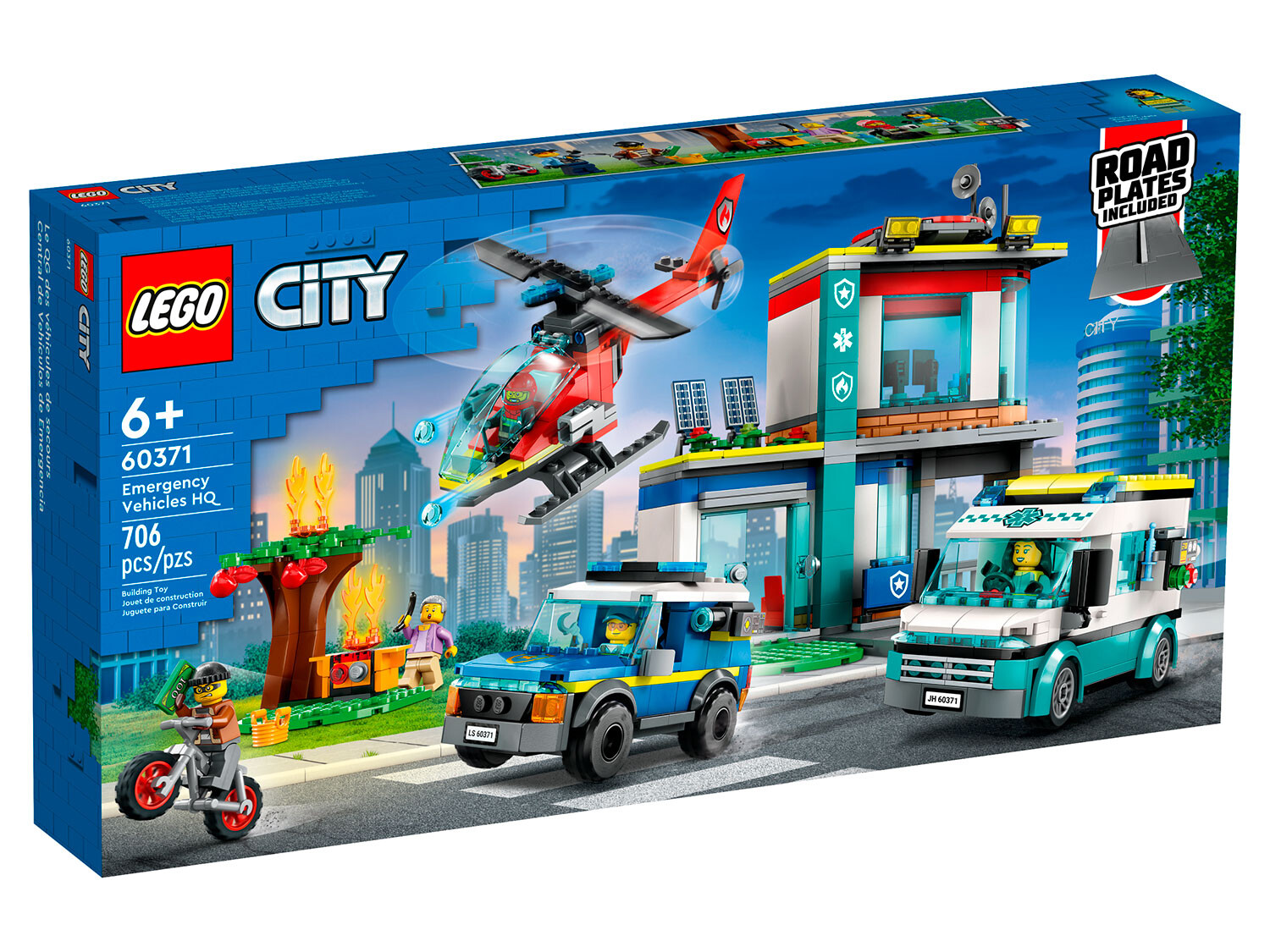 

Конструктор Штаб аварийных транспортных средств 60371 Lego