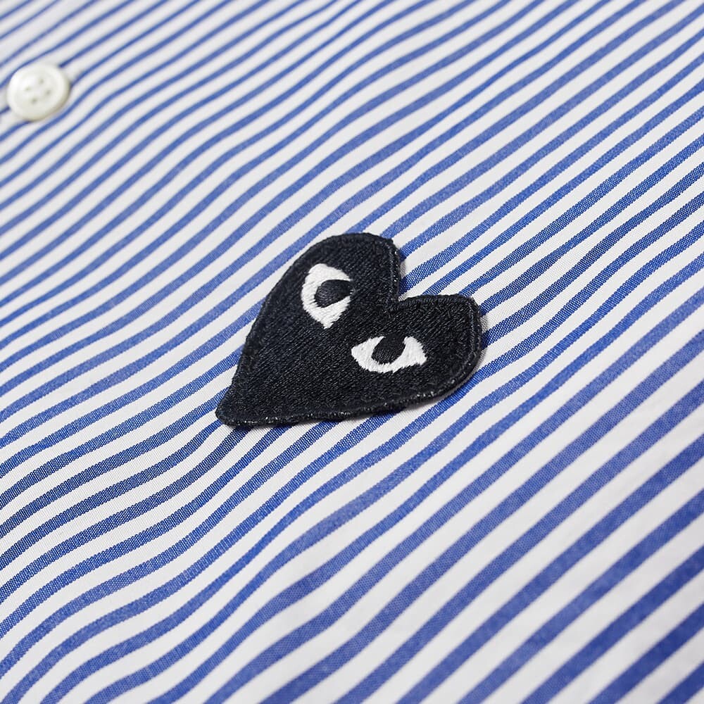 

Рубашка Comme des Garcons Play Black Heart Stripe Shirt