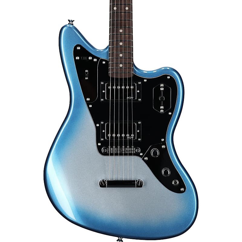 Электрогитара Squier Contemporary Jaguar HH ST, Sky Burst Metallic Squier Contemporary Jaguar HH ST Electric Guitar, Sky Burst Metallic 1pc sycamore guitar unfinished body barrel for st electric guitar parts