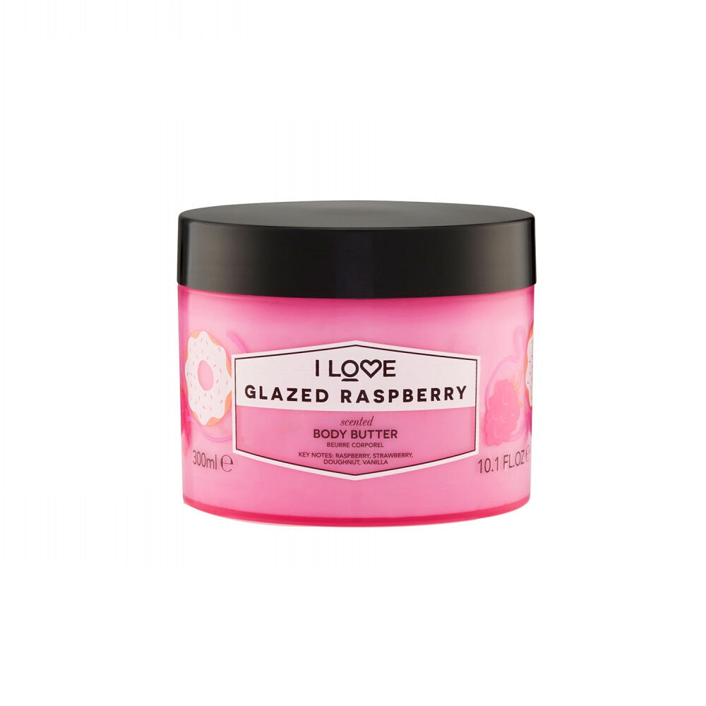 

I Love Scented Body Butter увлажняющее масло для тела Глазированная малина 300мл