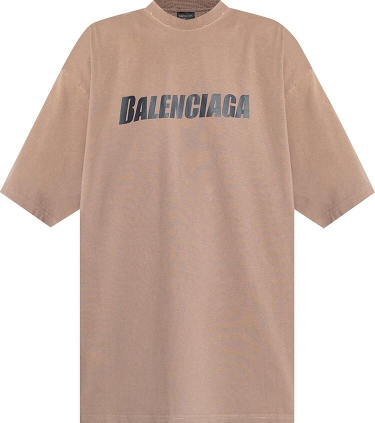 

Футболка Balenciaga Boxy T-Shirt Brown, коричневый