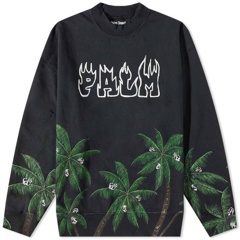 

Джемпер Palm Angels Palms & Skulls Vintage Crew Sweat, Серый