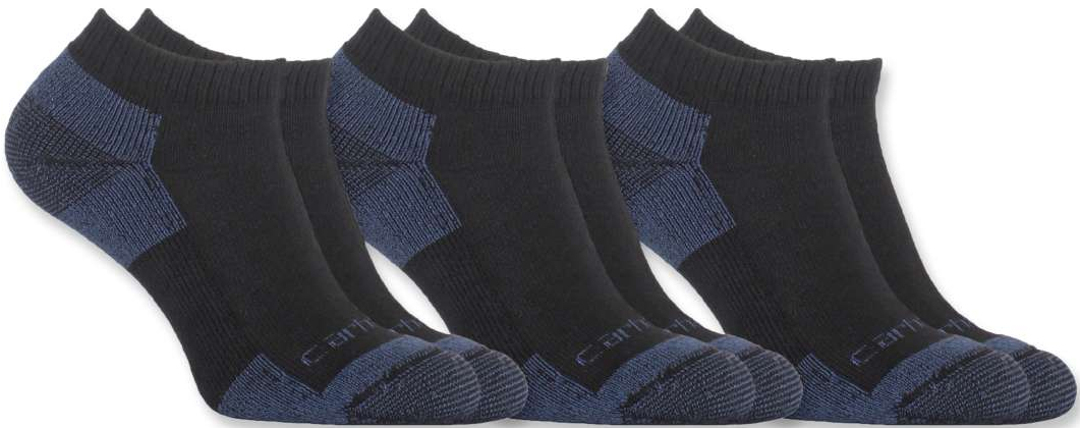 Носки женские Carhartt All Season в наборе из 3 штук, черный/синий носки carhartt all season cotton crew work 3 шт темно синий