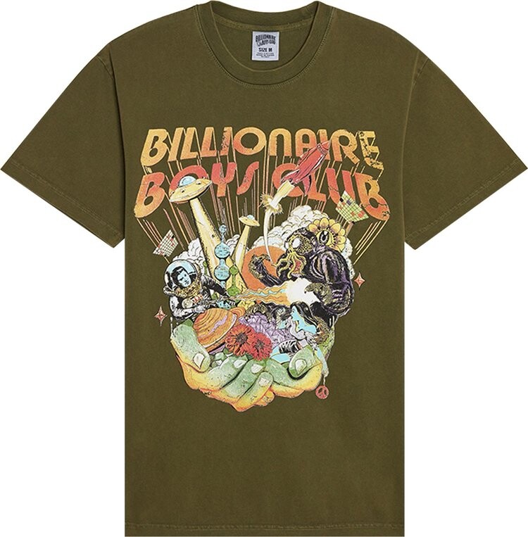 

Футболка Billionaire Boys Club Epic Short-Sleeve Tee 'Olive Drab', зеленый