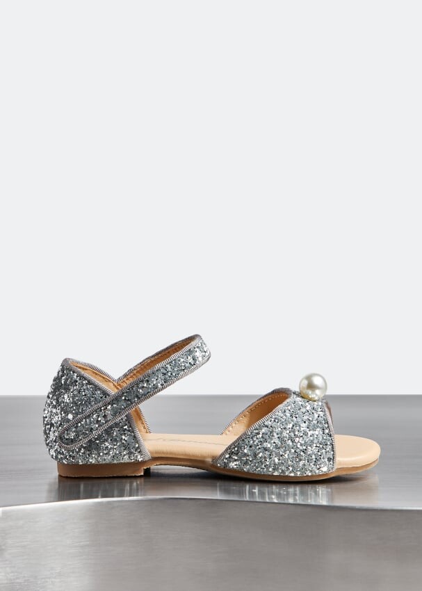 

Сандалии AGE OF INNOCENCE x Level Shoes Mila sandals, серебряный
