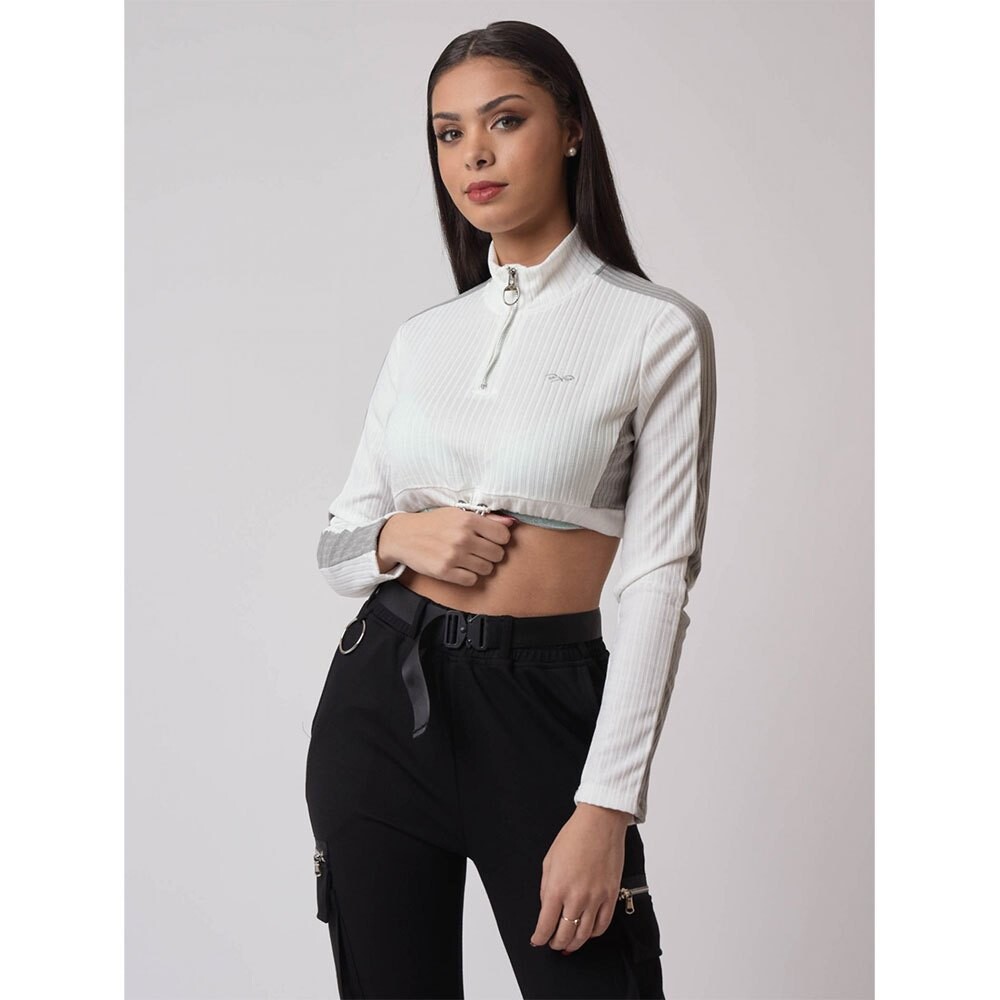 

Толстовка Project X Paris F202031 Half Zip, белый