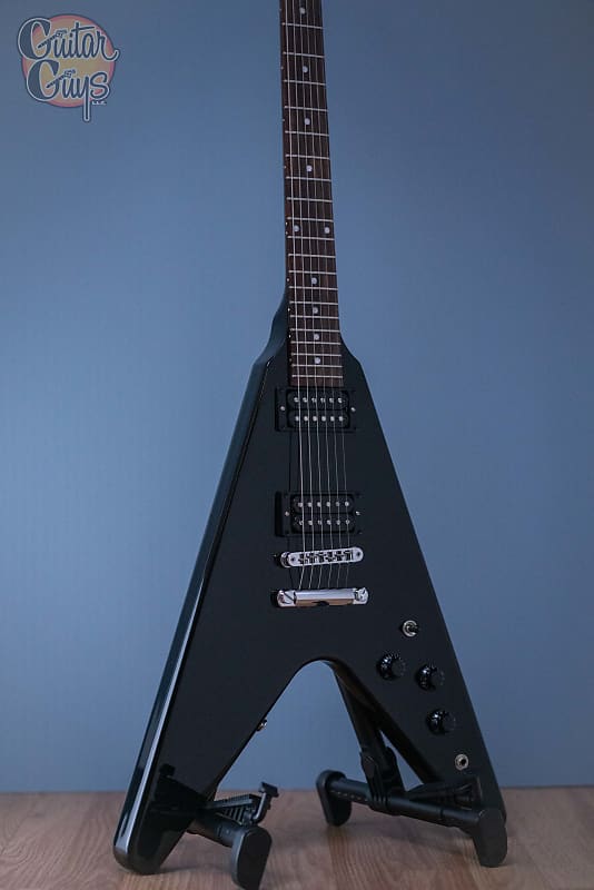 цена Электрогитара Gibson 80s Flying V Ebony