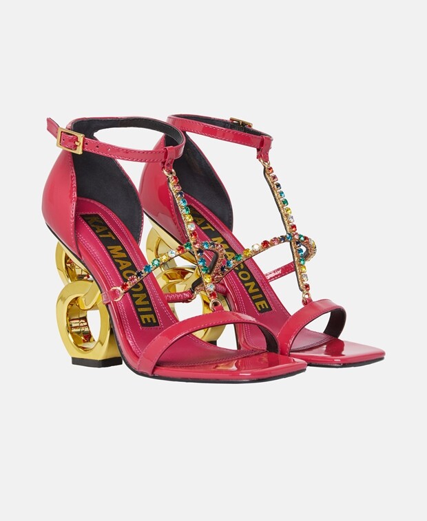 

Босоножки на каблуке Kat Maconie, розовый