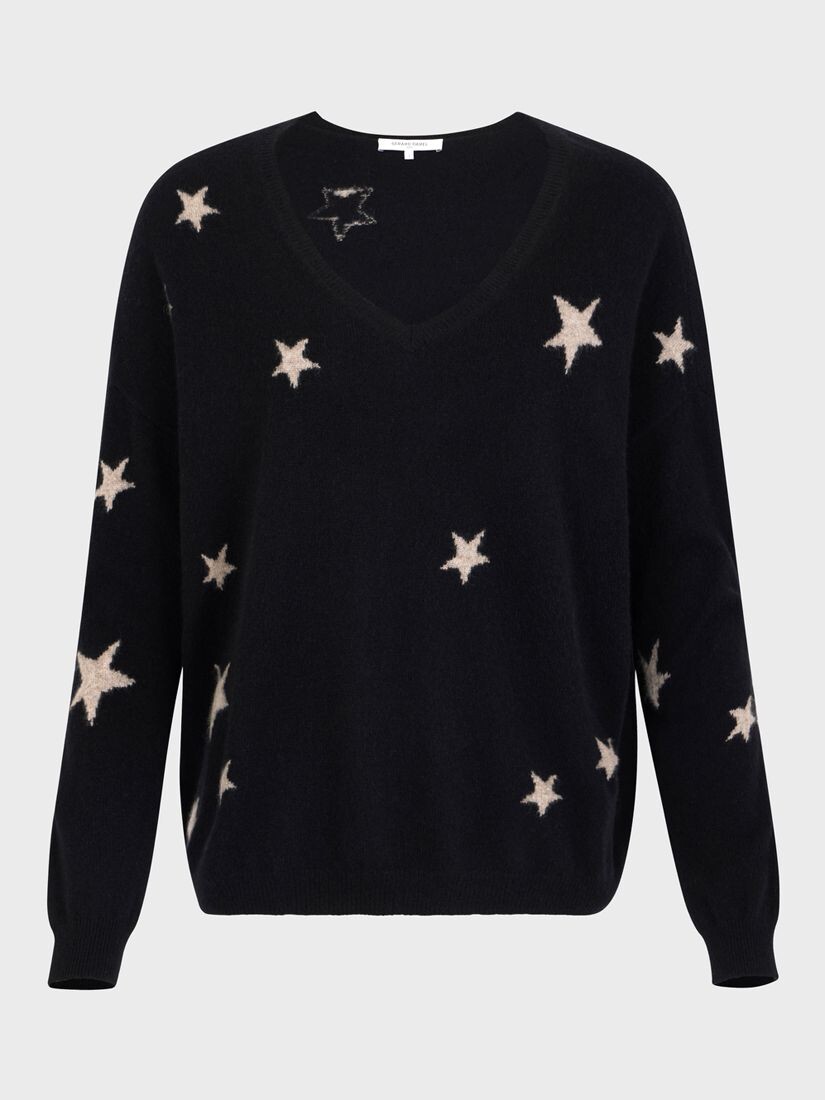 

Кашемировый джемпер Lorette Stars Gerard Darel, черный