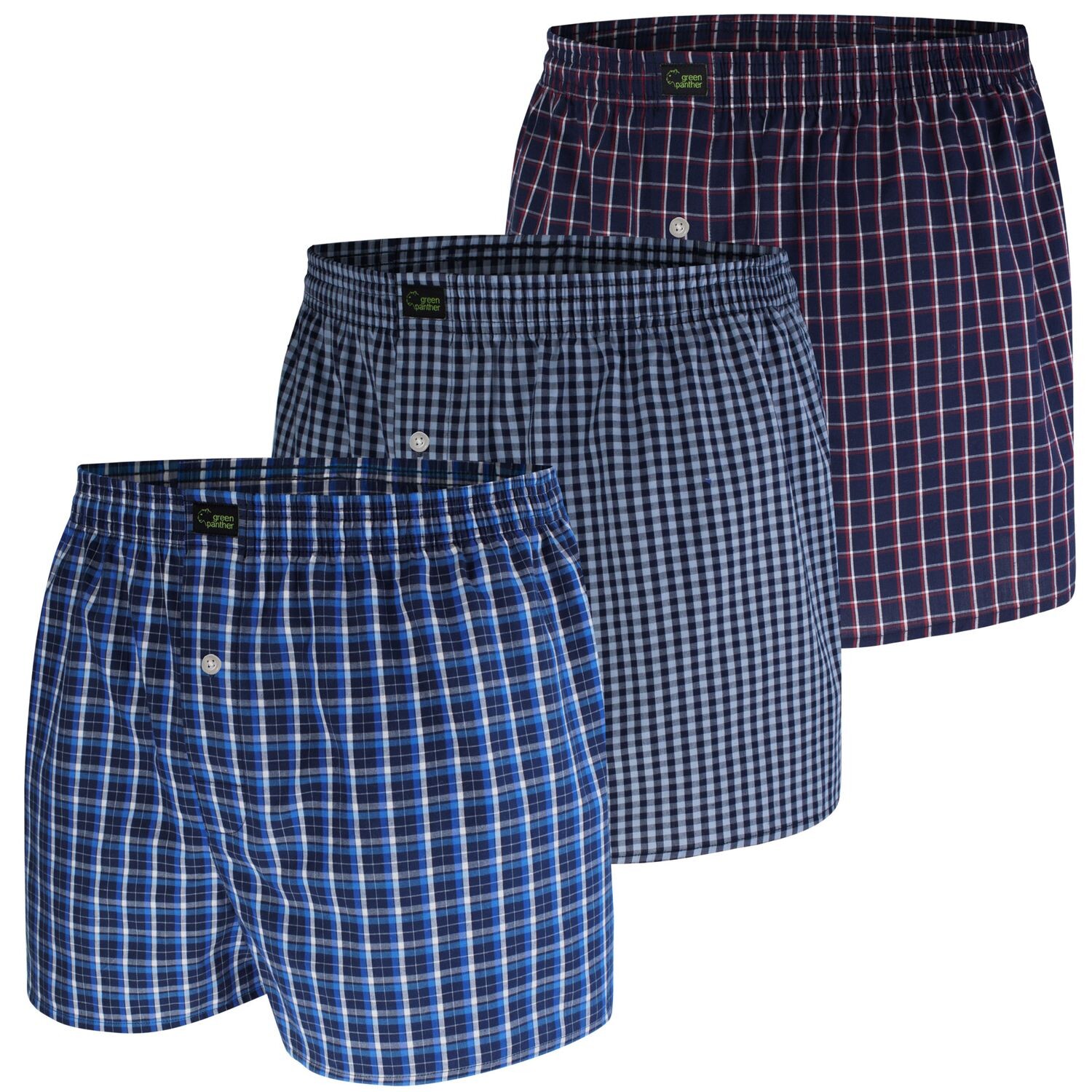 

Боксеры green panther Webboxershorts 3 шт, цвет Blau / Navy