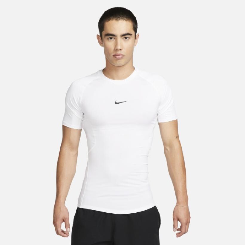 

Футболка Nike Pro Men's Dri-FIT Tight Short-Sleeve Fitness, белый