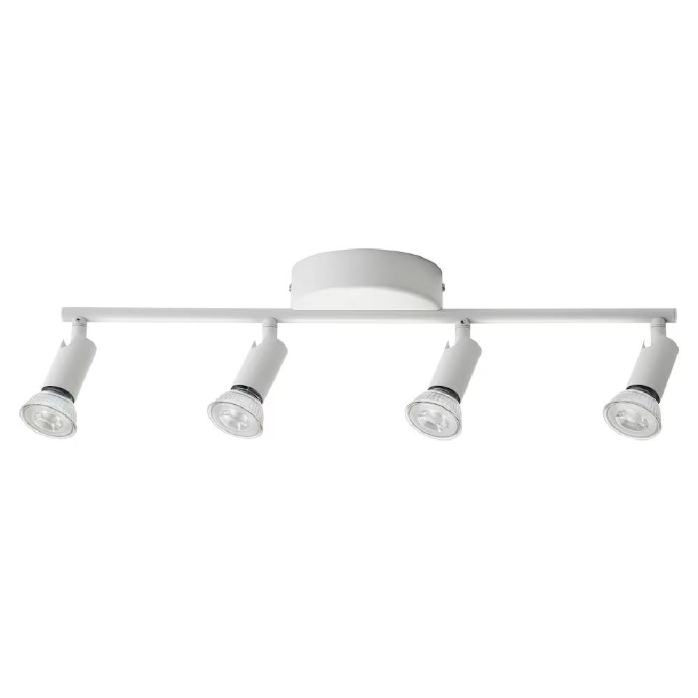 Потолочный точечный светильник Ikea Krusnate 4 лампы, белый симмонс келли свет в потолке