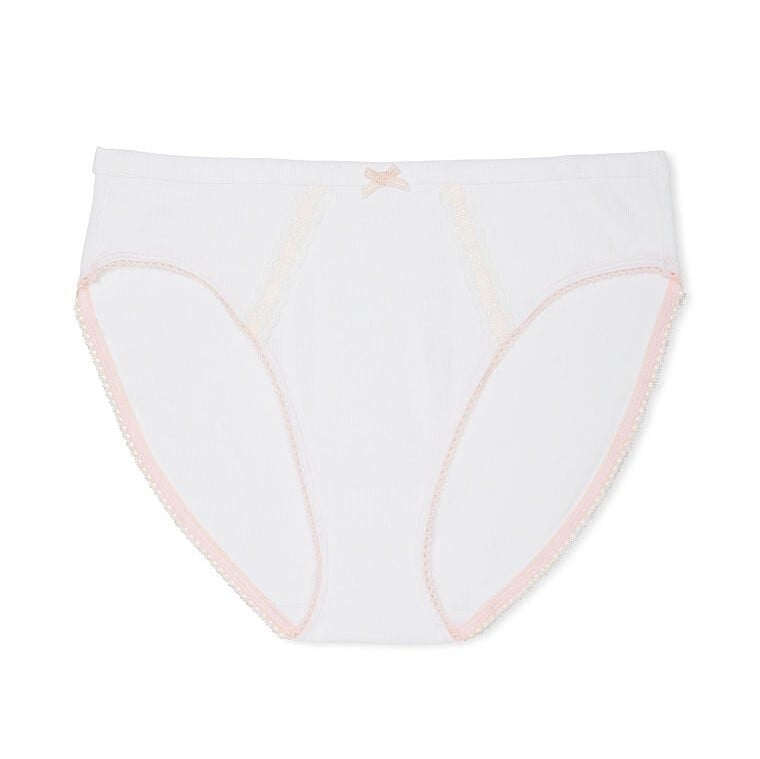 

Трусы Victoria's Secret Stretch Cotton High-Leg Brief, белый