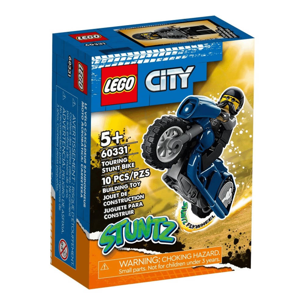 конструктор lego city 60331 туристический трюковой мотоцикл 10 дет Конструктор LEGO City 60331 Дорожный велосипед