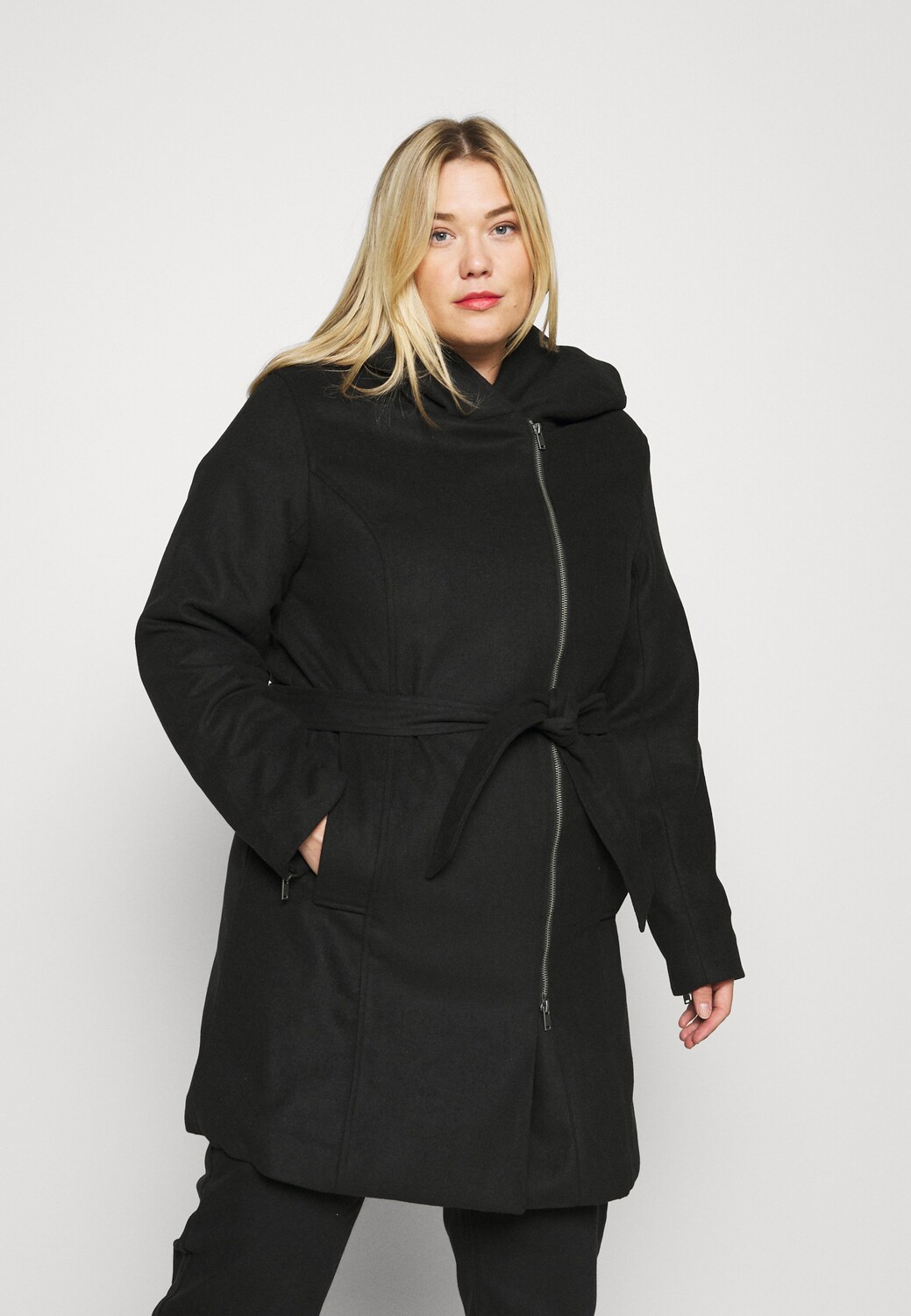 Пальто классическое Even&amp;Odd Curvy, черный