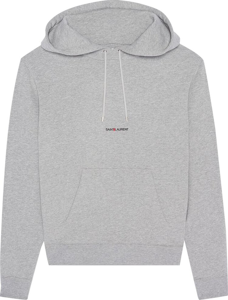 

Худи Saint Laurent Rive Gauche Hoodie 'Grey Rinse', серый