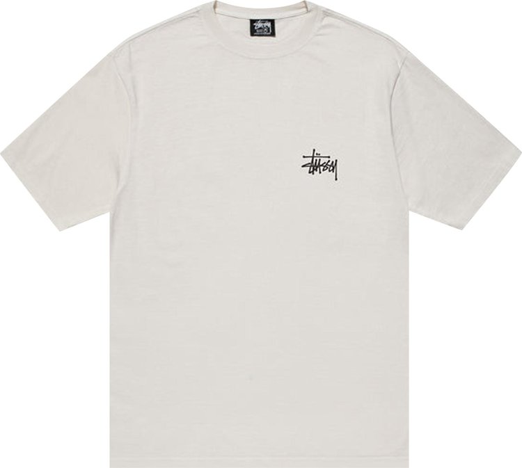 Футболка Stussy Basic Pigment Dyed Tee 'Natural', кремовый