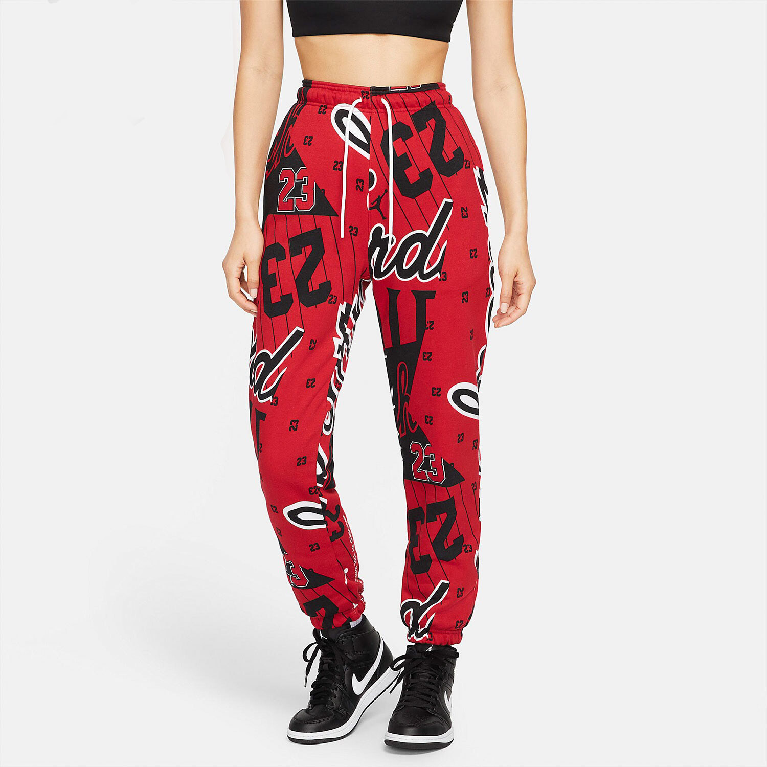 

Брюки Nike Jordan Allover Printed, красный/мультиколор