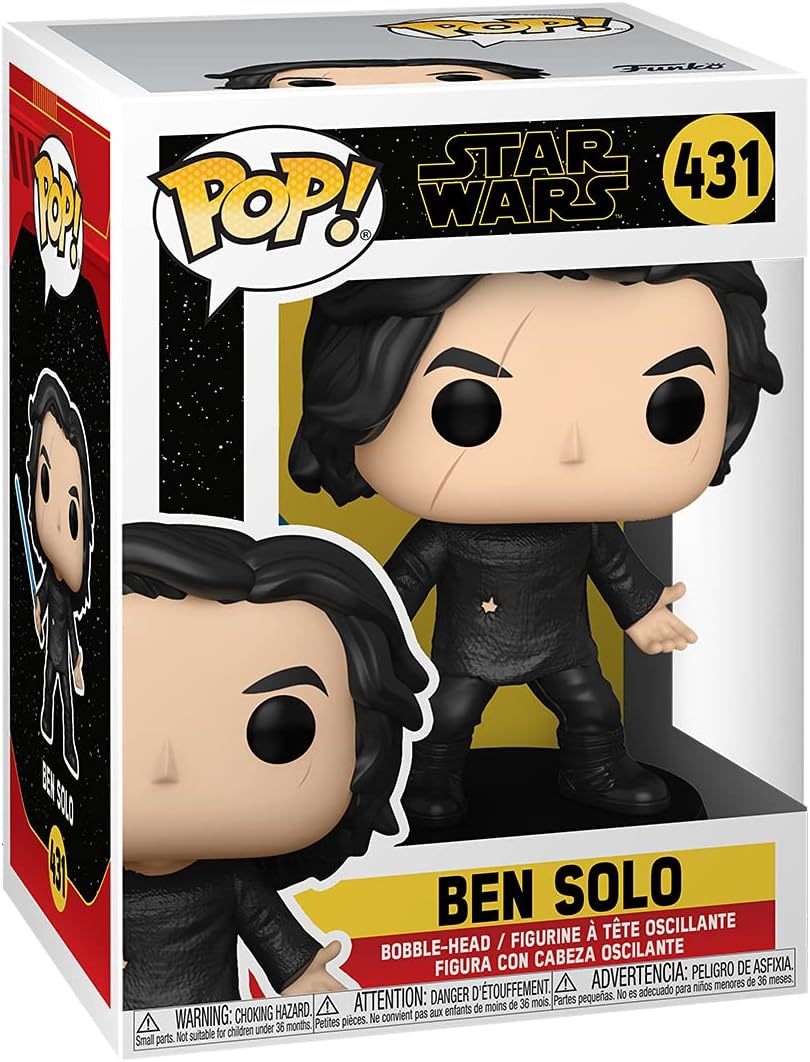 Фигурка Funko POP! Star Wars: Rise Of Skywalker - Ben Solo With Blue Saber фигурка funko pop star wars e9 rise of skywalker – rey with yellow saber bobble head 9 5 см