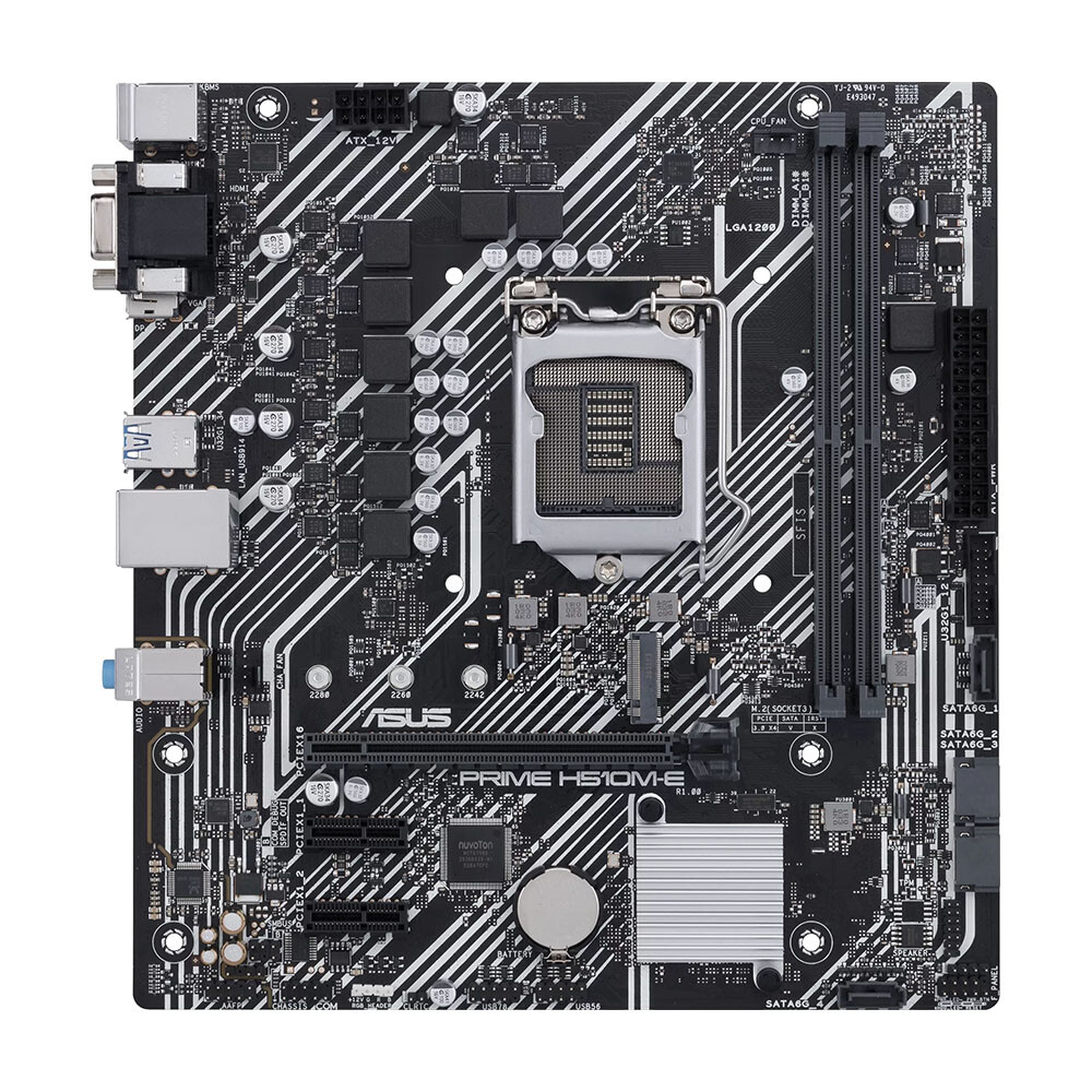 

Материнская плата ASUS PRIME H510M-E, LGA1200, DDR4