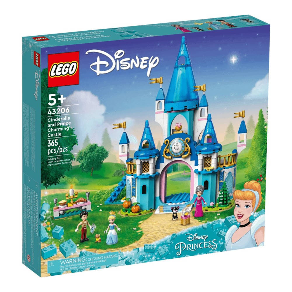 цена Конструктор LEGO Disney Princess 43206 Замок Золушки