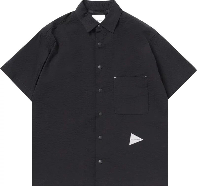 

Рубашка -поло And Wander 64 Dry Soft Seersucker Short-Sleeve, темно-синий