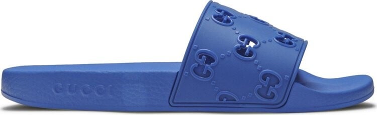 

Шлепанцы Gucci GG Rubber Slide Blue, синий