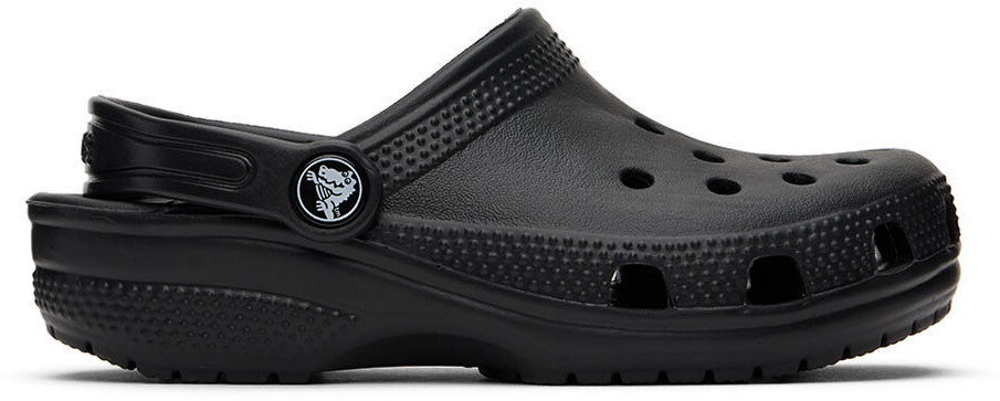 

Детские черные классические сабо Crocs