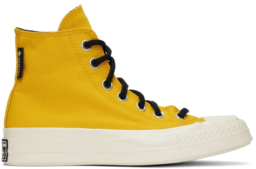

Желтые высокие кроссовки Chuck 70 Gore-Tex Converse