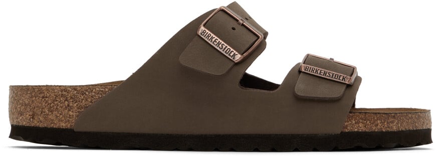 

Коричневые сандалии Аризона Birkenstock